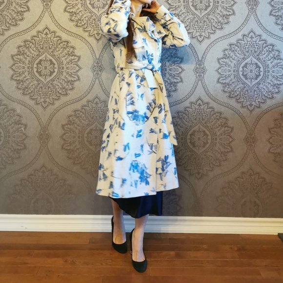 Hobbs London Jackets & Blazers - Sold*Hobbs London made in Portugal floral coat